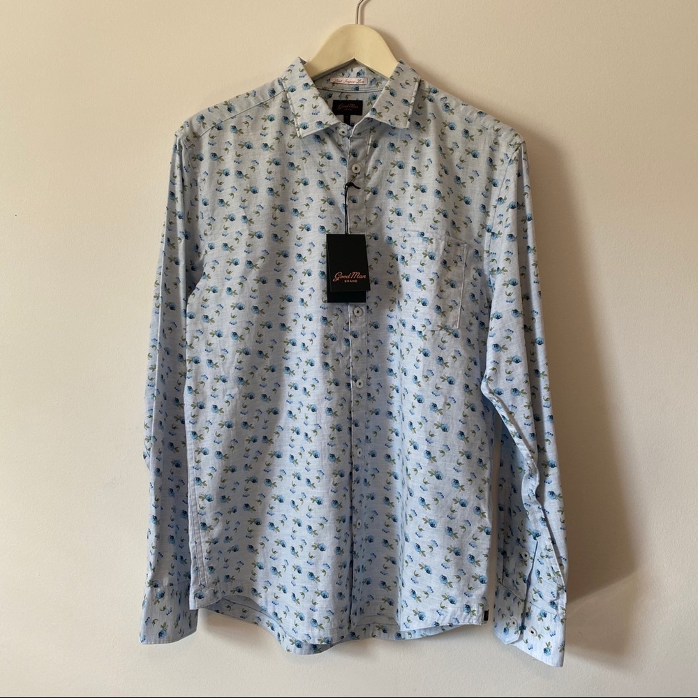 Vintage Good Man Cotton Woven Shirt, M
